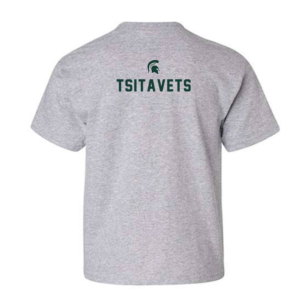 Michigan State - NCAA Women's Tennis : Anna Tsitavets - Generic Shersey Youth T-Shirt-1