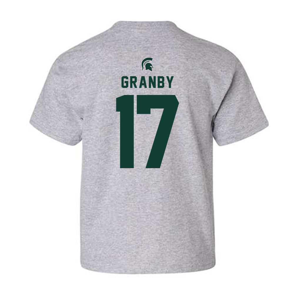 Michigan State - NCAA Football : Jonathan Granby - Generic Shersey Youth T-Shirt-1