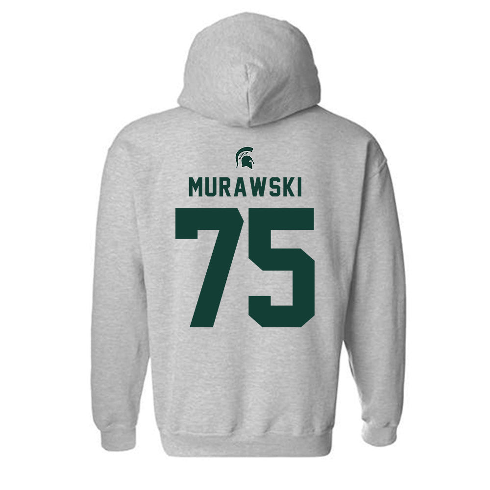Michigan State - NCAA Football : Benjamin Murawski - Generic Shersey Hooded Sweatshirt-1