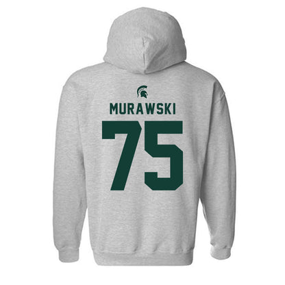 Michigan State - NCAA Football : Benjamin Murawski - Generic Shersey Hooded Sweatshirt-1