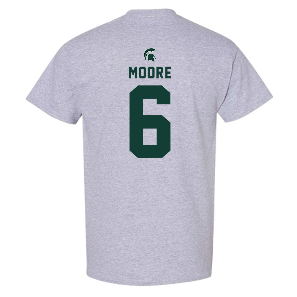 Michigan State - NCAA Football : Fredrick Moore - Generic Shersey T-Shirt-1