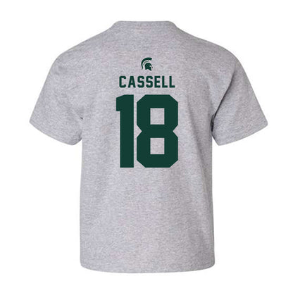 Michigan State - NCAA Men's Soccer : Justin Cassell - Generic Shersey Youth T-Shirt-1