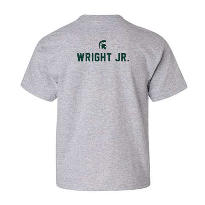 Michigan State - NCAA Football : Robert Wright Jr. - Generic Shersey Youth T-Shirt-1