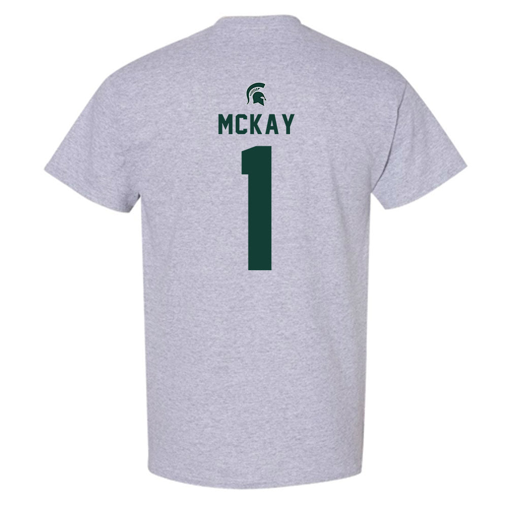 Michigan State - NCAA Baseball : Ryan McKay - Generic Shersey T-Shirt-1