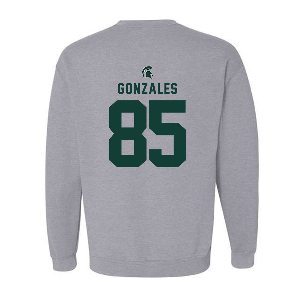 Michigan State - NCAA Football : Stephen Gonzales - Generic Shersey Crewneck Sweatshirt-1