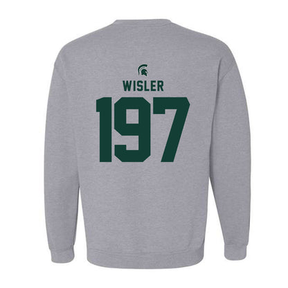 Michigan State - NCAA Wrestling : Kael Wisler - Generic Shersey Crewneck Sweatshirt-1