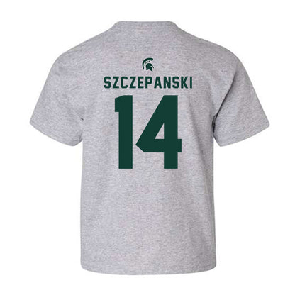 Michigan State - NCAA Baseball : Tommy Szczepanski - Generic Shersey Youth T-Shirt-1