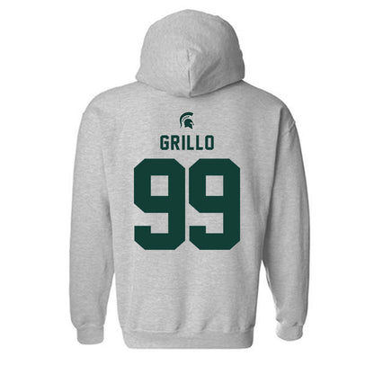 Michigan State - NCAA Softball : Sophia Grillo - Generic Shersey Hooded Sweatshirt-1
