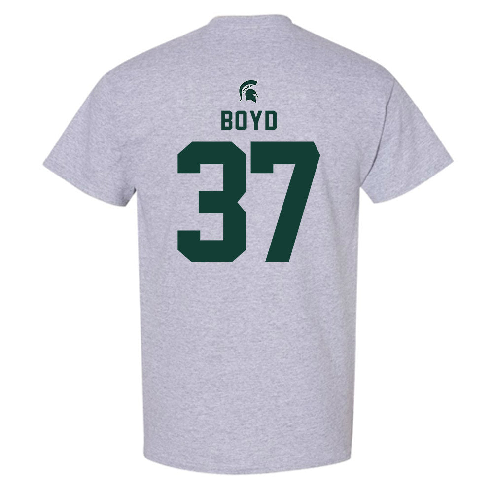 Michigan State - NCAA Football : Liam Boyd - Generic Shersey T-Shirt-1
