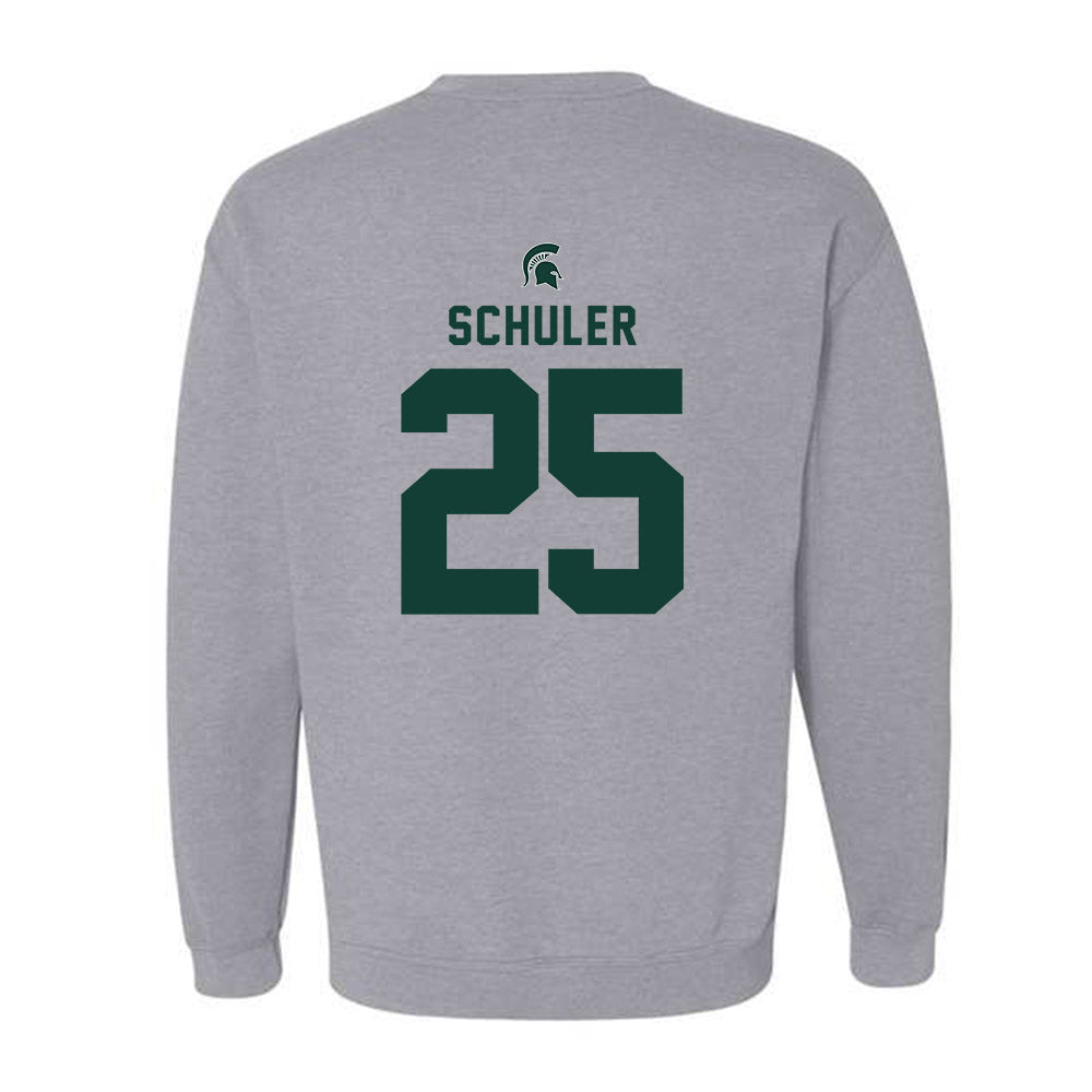 Michigan State - NCAA Softball : Jacey Schuler - Generic Shersey Crewneck Sweatshirt-1