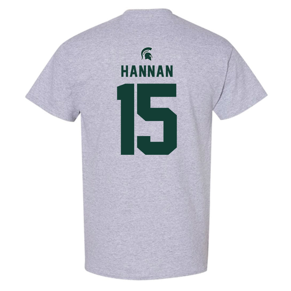 Michigan State - NCAA Football : Leo Hannan - Generic Shersey T-Shirt-1