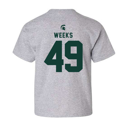 Michigan State - NCAA Football : Alex Weeks - Generic Shersey Youth T-Shirt-1
