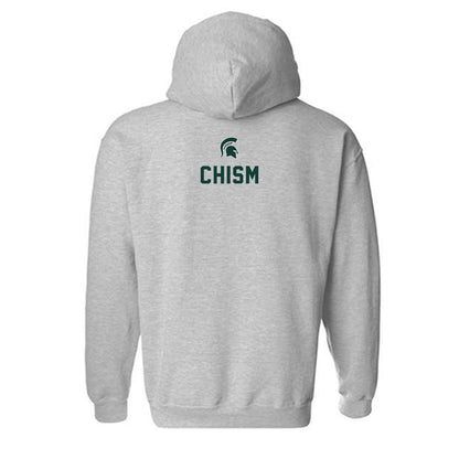 Michigan State - NCAA Women's Gymnastics : Jazlynn Chism - Generic Shersey Hooded Sweatshirt-1