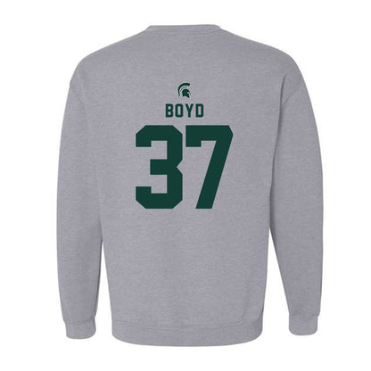 Michigan State - NCAA Football : Liam Boyd - Generic Shersey Crewneck Sweatshirt-1