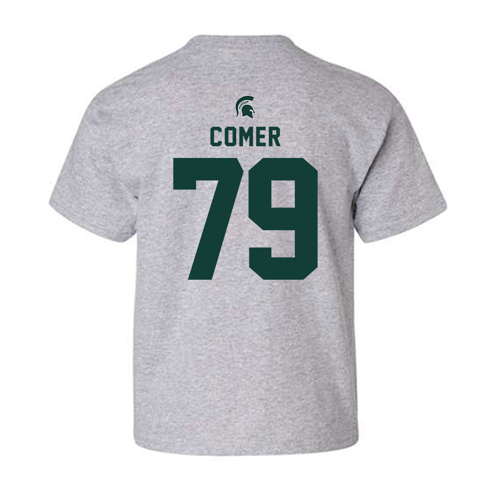 Michigan State - NCAA Football : Tristan Comer - Generic Shersey Youth T-Shirt-1