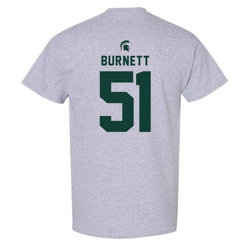 Michigan State - NCAA Football : Kekai Burnett - Generic Shersey T-Shirt-1