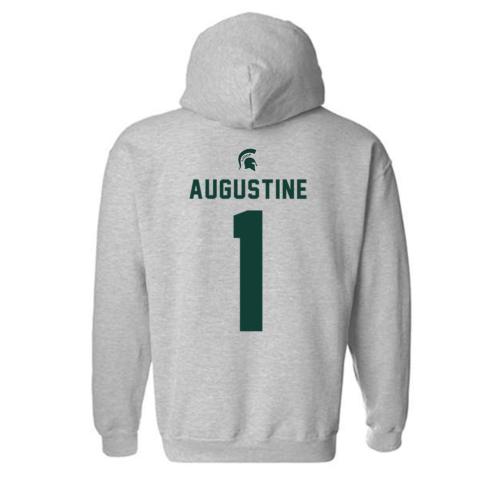 Michigan State - NCAA Men's Ice Hockey : Trey Augustine - Generic Shersey Hooded Sweatshirt