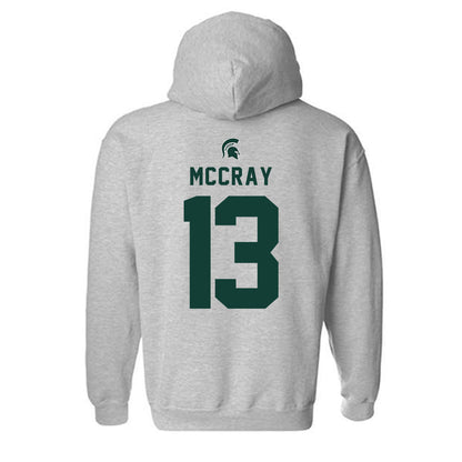 Michigan State - NCAA Football : Chrishon McCray - Generic Shersey Hooded Sweatshirt-1