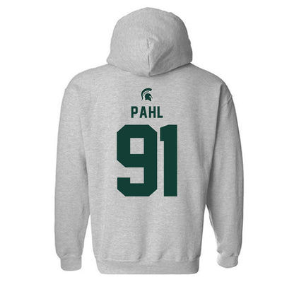 Michigan State - NCAA Football : Jackson Pahl - Generic Shersey Hooded Sweatshirt-1