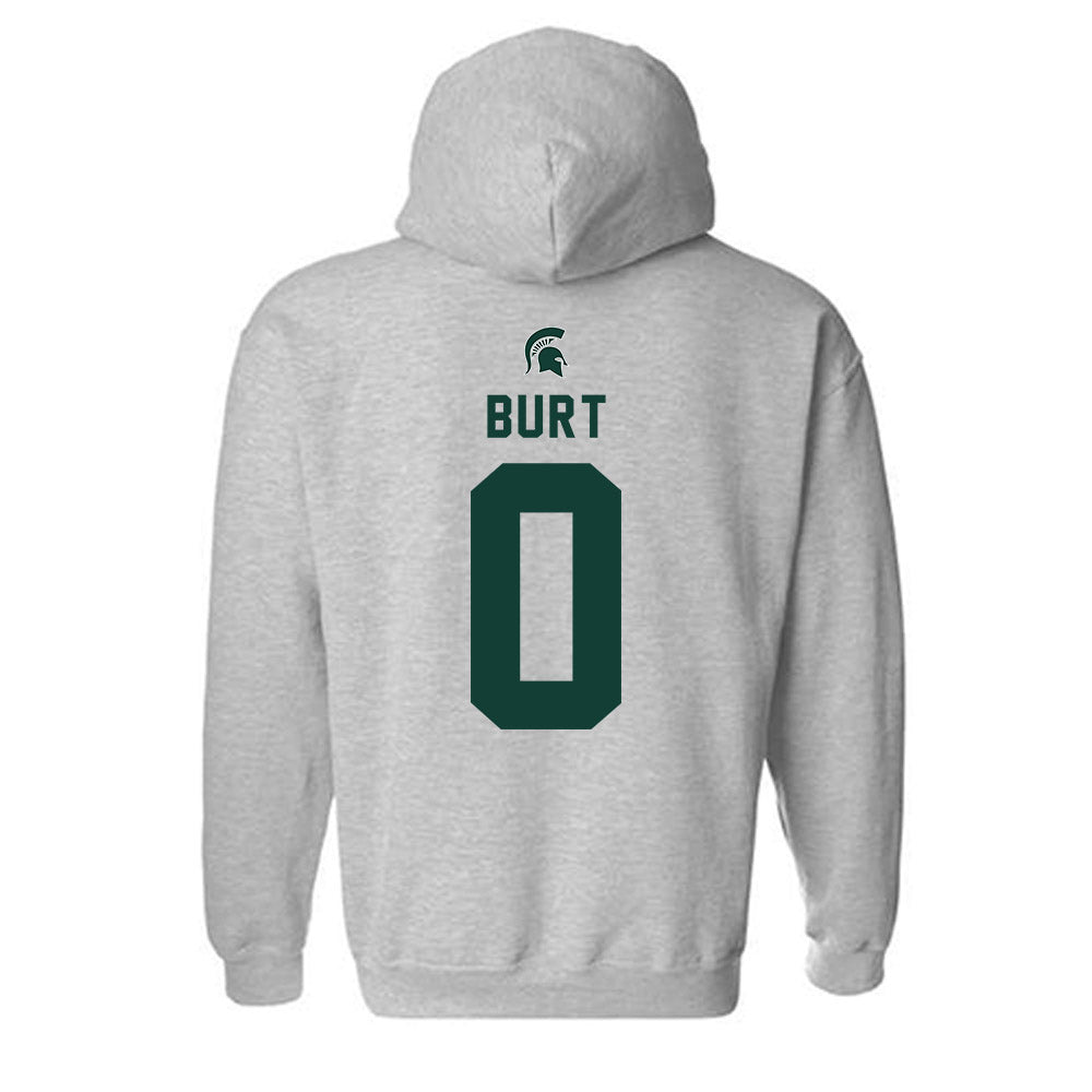 Michigan State - NCAA Football : Nijhay Burt - Generic Shersey Hooded Sweatshirt-1