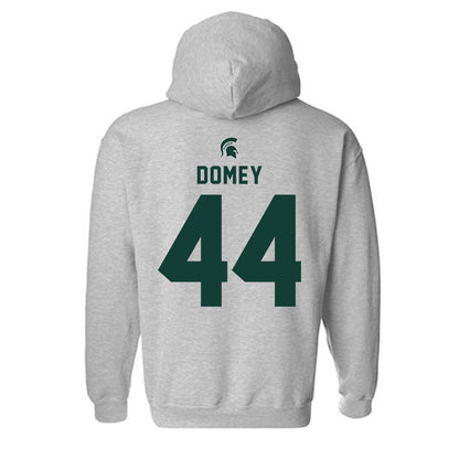 Michigan State - NCAA Baseball : Isaiah Domey - Generic Shersey Hooded Sweatshirt-1
