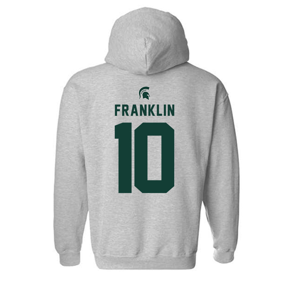 Michigan State - NCAA Softball : Kayla Franklin - Generic Shersey Hooded Sweatshirt-1
