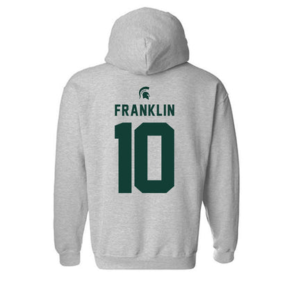 Michigan State - NCAA Softball : Kayla Franklin - Generic Shersey Hooded Sweatshirt-1