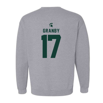 Michigan State - NCAA Football : Jonathan Granby - Generic Shersey Crewneck Sweatshirt-1