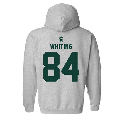 Michigan State - NCAA Football : Eddie Whiting - Generic Shersey Hooded Sweatshirt-1