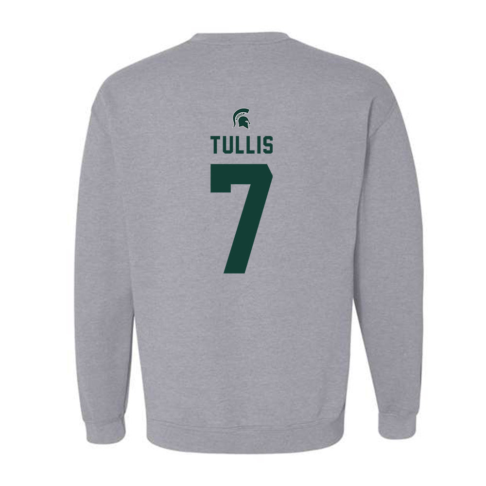Michigan State - NCAA Football : Brandon Tullis - Generic Shersey Crewneck Sweatshirt-1