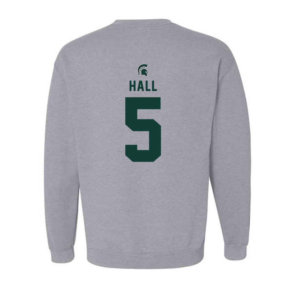 Michigan State - NCAA Football : Jordan Hall - Generic Shersey Crewneck Sweatshirt