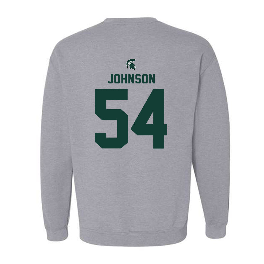 Michigan State - NCAA Football : Antonio Johnson - Generic Shersey Crewneck Sweatshirt-1