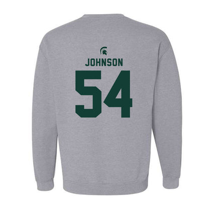 Michigan State - NCAA Football : Antonio Johnson - Generic Shersey Crewneck Sweatshirt-1