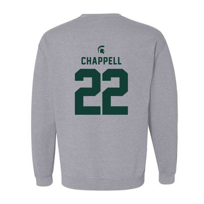 Michigan State - NCAA Football : Tyran Chappell - Generic Shersey Crewneck Sweatshirt-1