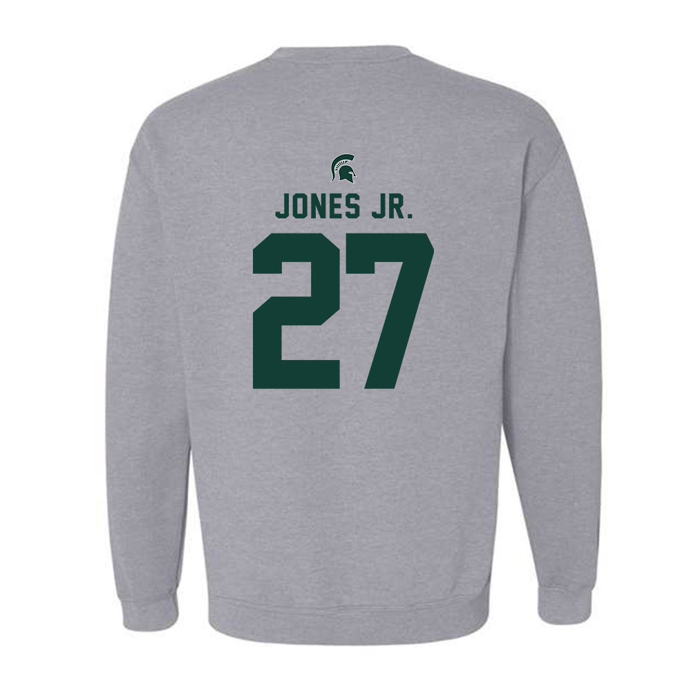 Michigan State - NCAA Football : Darrin Jones Jr. - Generic Shersey Crewneck Sweatshirt-1