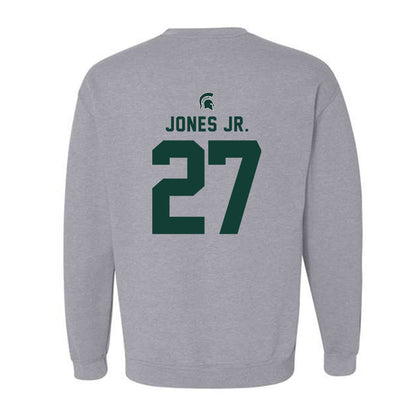 Michigan State - NCAA Football : Darrin Jones Jr. - Generic Shersey Crewneck Sweatshirt-1
