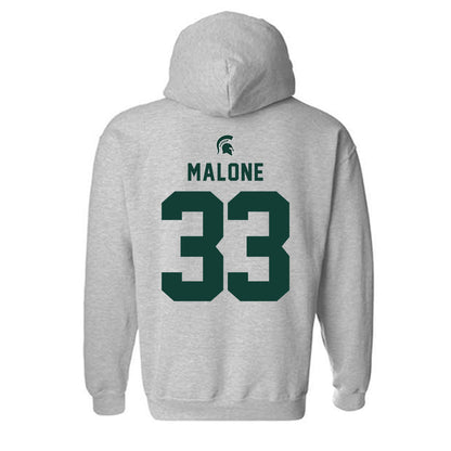 Michigan State - NCAA Football : DiMari Malone - Generic Shersey Hooded Sweatshirt-1