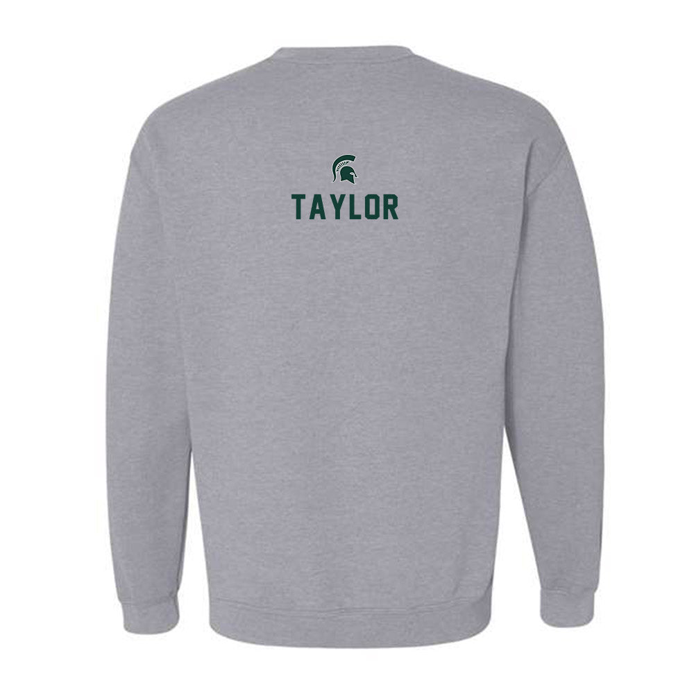 Michigan State - NCAA Men's Basketball : Ethan Taylor - Generic Shersey Crewneck Sweatshirt-1