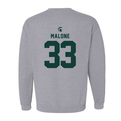 Michigan State - NCAA Football : DiMari Malone - Generic Shersey Crewneck Sweatshirt-1