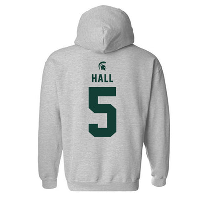 Michigan State - NCAA Football : Jordan Hall - Generic Shersey Hooded Sweatshirt