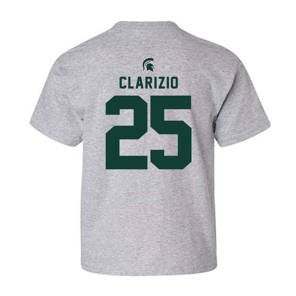 Michigan State - NCAA Football : Jace Clarizio - Generic Shersey Youth T-Shirt-1