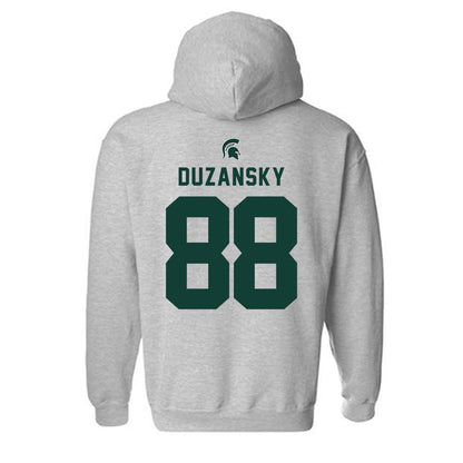 Michigan State - NCAA Football : Nick Duzansky - Generic Shersey Hooded Sweatshirt-1