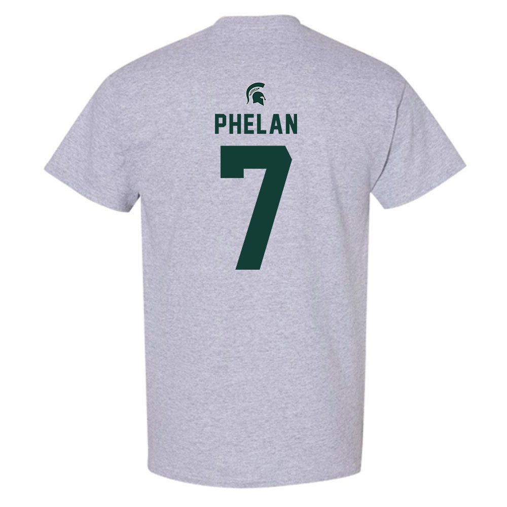 Michigan State - NCAA Men's Soccer : Aidan Phelan - Generic Shersey T-Shirt-1