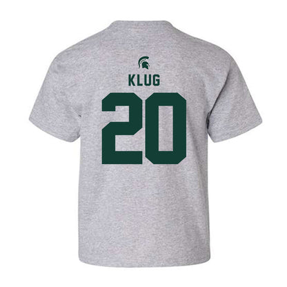 Michigan State - NCAA Baseball : Joshua Klug - Generic Shersey Youth T-Shirt-1