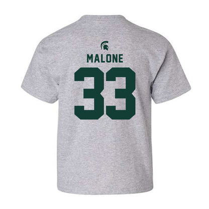 Michigan State - NCAA Football : DiMari Malone - Generic Shersey Youth T-Shirt-1