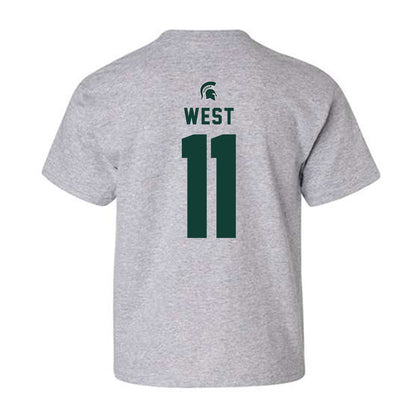 Michigan State - NCAA Men's Ice Hockey : Owen West - Generic Shersey Youth T-Shirt-1