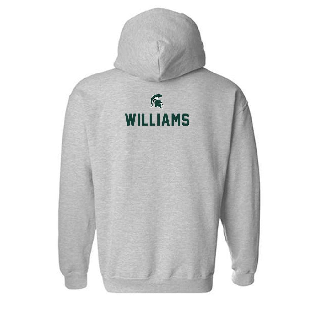 Michigan State - NCAA Football : Kenneth Williams - Generic Shersey Hooded Sweatshirt-1
