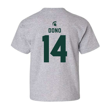 Michigan State - NCAA Men's Soccer : Dominic Dono - Generic Shersey Youth T-Shirt-1