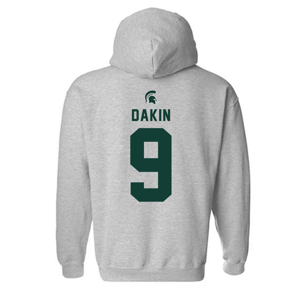 Michigan State - NCAA Football : Rhys Dakin - Generic Shersey Hooded Sweatshirt-1