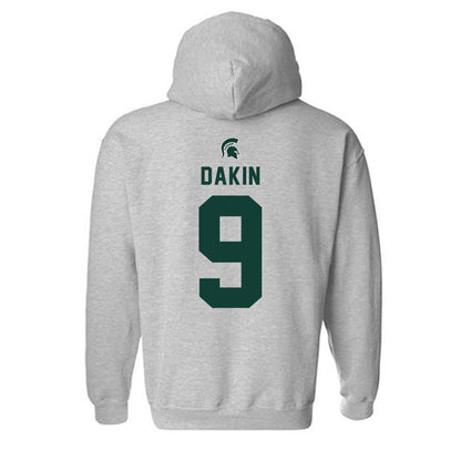 Michigan State - NCAA Football : Rhys Dakin - Generic Shersey Hooded Sweatshirt-1